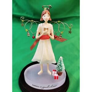 Hallmark Keepsakes Down to Earth Angel of Good Cheer Bring Love & Joy Christmas